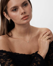 Moissanite Cluster Necklace