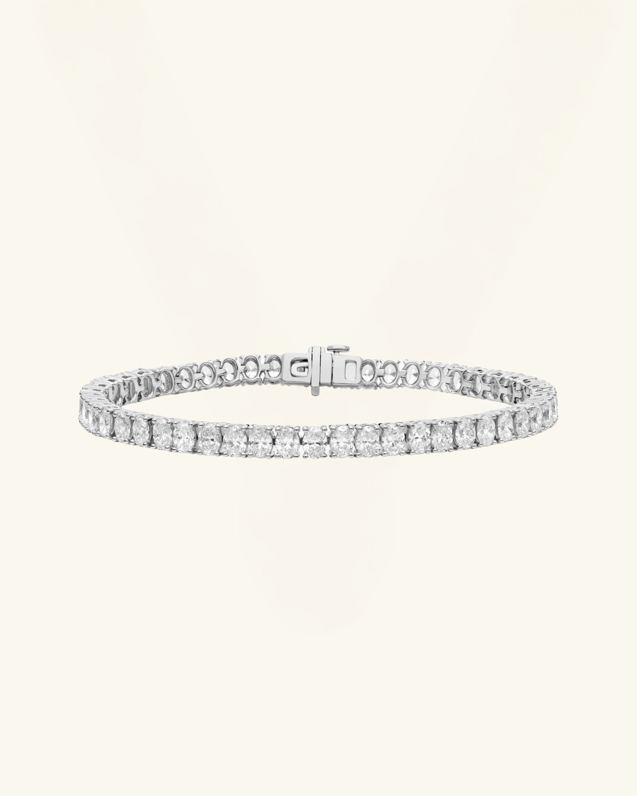 Oval Cut Moissanite Tennis Bracelet