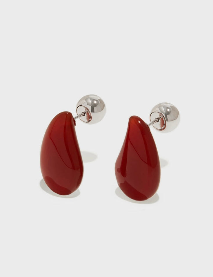 Agate Teardrop Earrings - Women's Earrings - Someone & HerOwn