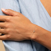 Solo Moissanite Bracelet