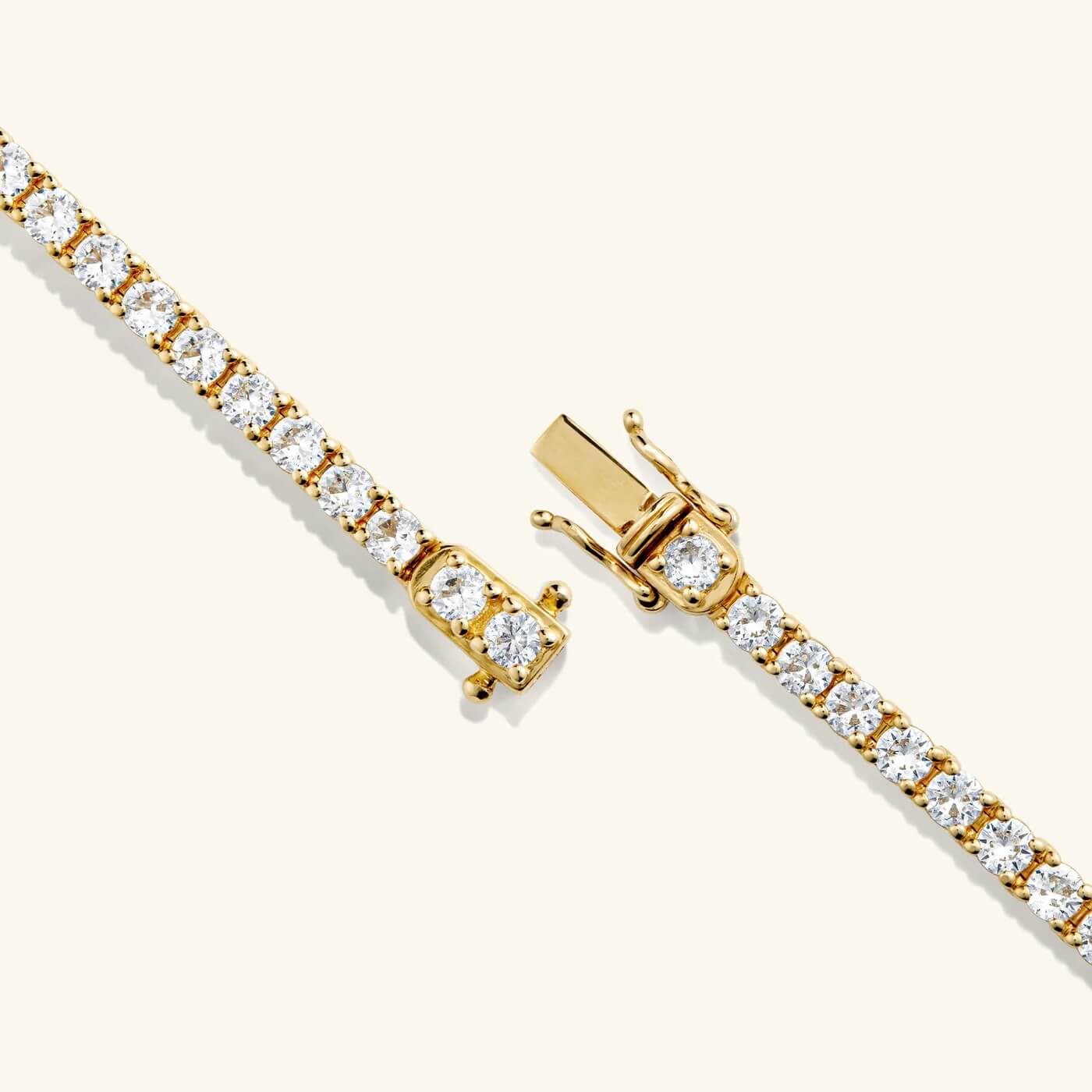 Moissanite Tennis Necklace 4mm