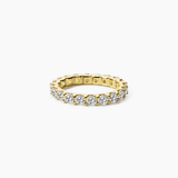 3 mm Moissanite Eternity Ring