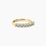 3 mm Moissanite Half Eternity Ring