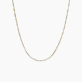 3 mm Moissanite Tennis Necklace