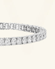 Oval Cut Moissanite Tennis Bracelet