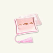 Velvet Jewelry Box Blush Pink