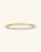 Oval Cut Moissanite Tennis Bracelet