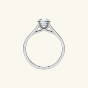 2ct Moissanite Round Cut Solitaire Ring