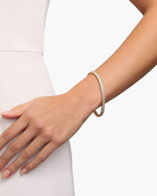 Oval Cut Moissanite Tennis Bracelet