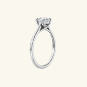 2ct Moissanite Round Cut Solitaire Ring