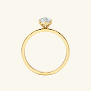 2ct Moissanite Marquise Cut Solitaire Ring