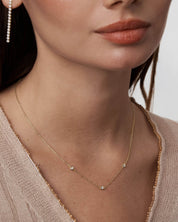Moissanite Satellite Necklace
