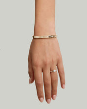 Moissanite Station Bangle