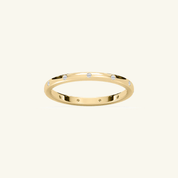 Moissanite Station Ring