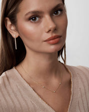 Moissanite Satellite Necklace