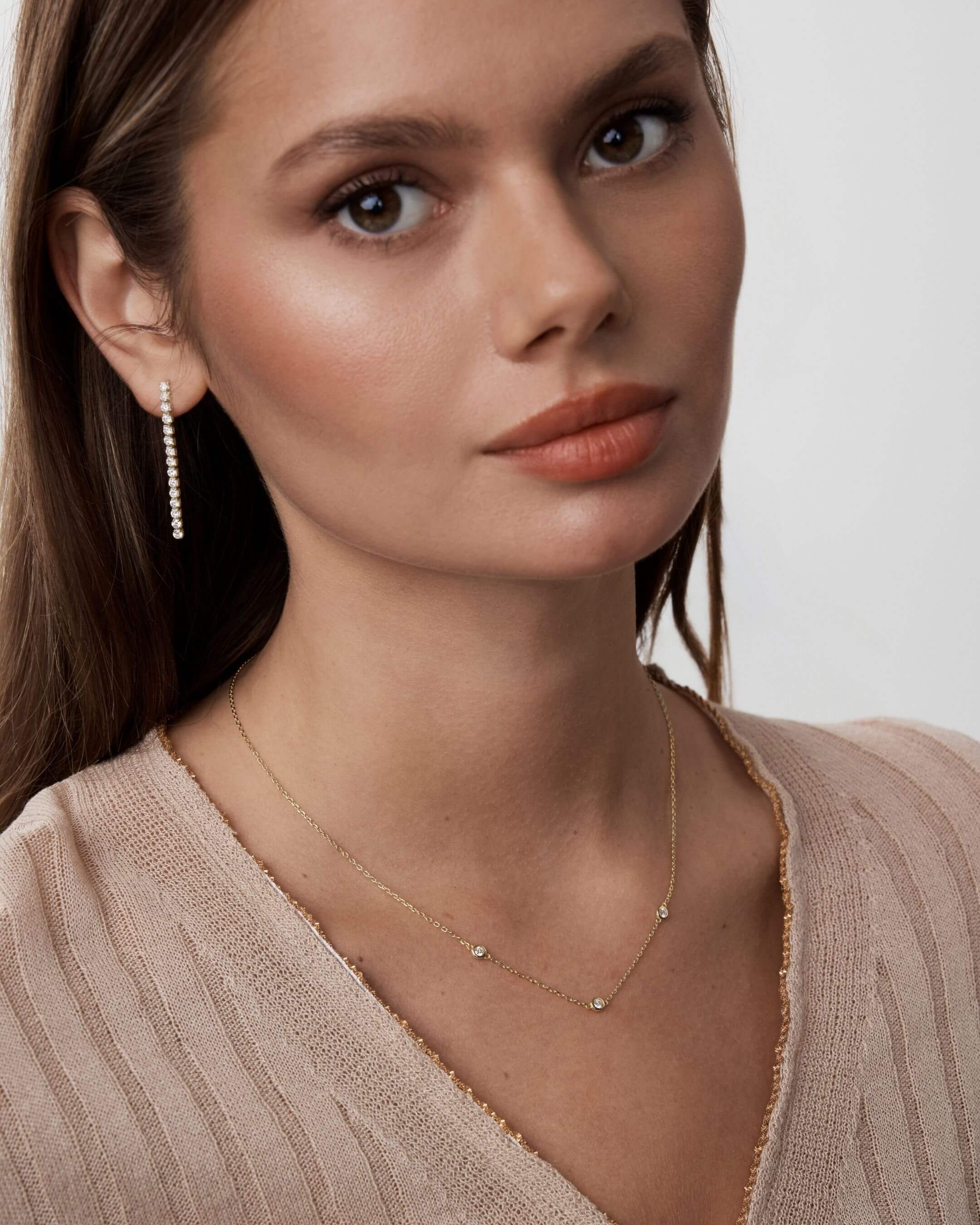 Moissanite Satellite Necklace