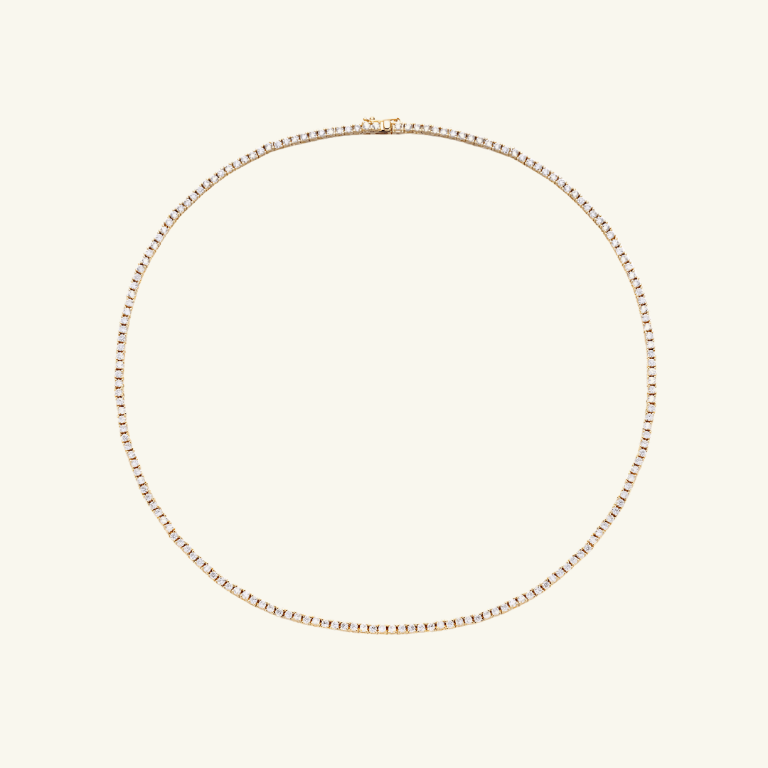 Moissanite Tennis Necklace 2mm