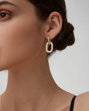 Multiway Bold Pavé Link Moissanite Earrings