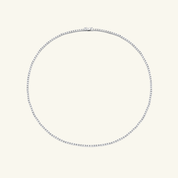 Moissanite Tennis Necklace 2mm