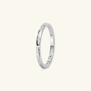 Moissanite Station Ring