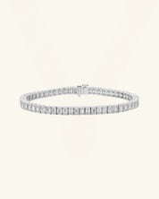 Emerald Cut Moissanite Tennis Bracelet