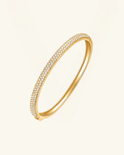 Pavé Moissanite Stackable Bangle