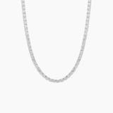 4 mm Moissanite Tennis Necklace