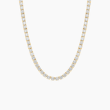 4 mm Moissanite Tennis Necklace