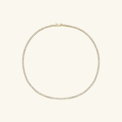 Moissanite Tennis Necklace 3mm