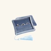 Velvet Jewelry Box Steel Blue - Jewelry Boxes - Someone & HerOwn