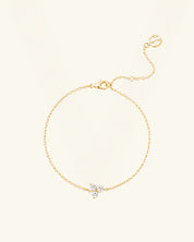 Moissanite Lotus Bracelet