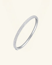 Pavé Moissanite Stackable Bangle