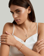 Moissanite Cross Necklace