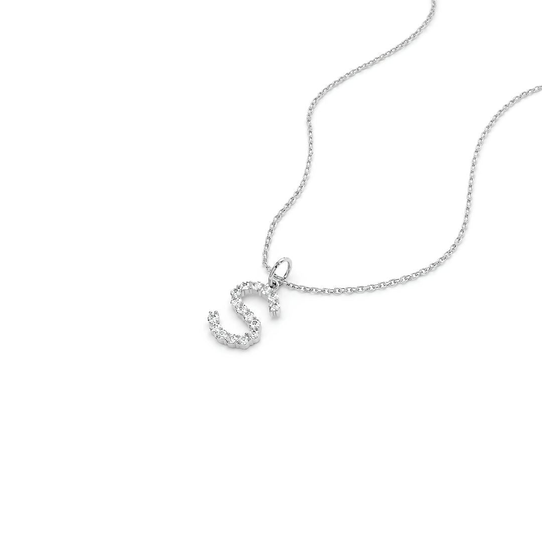 Moissanite Letter Necklace