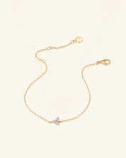 Moissanite Lotus Bracelet