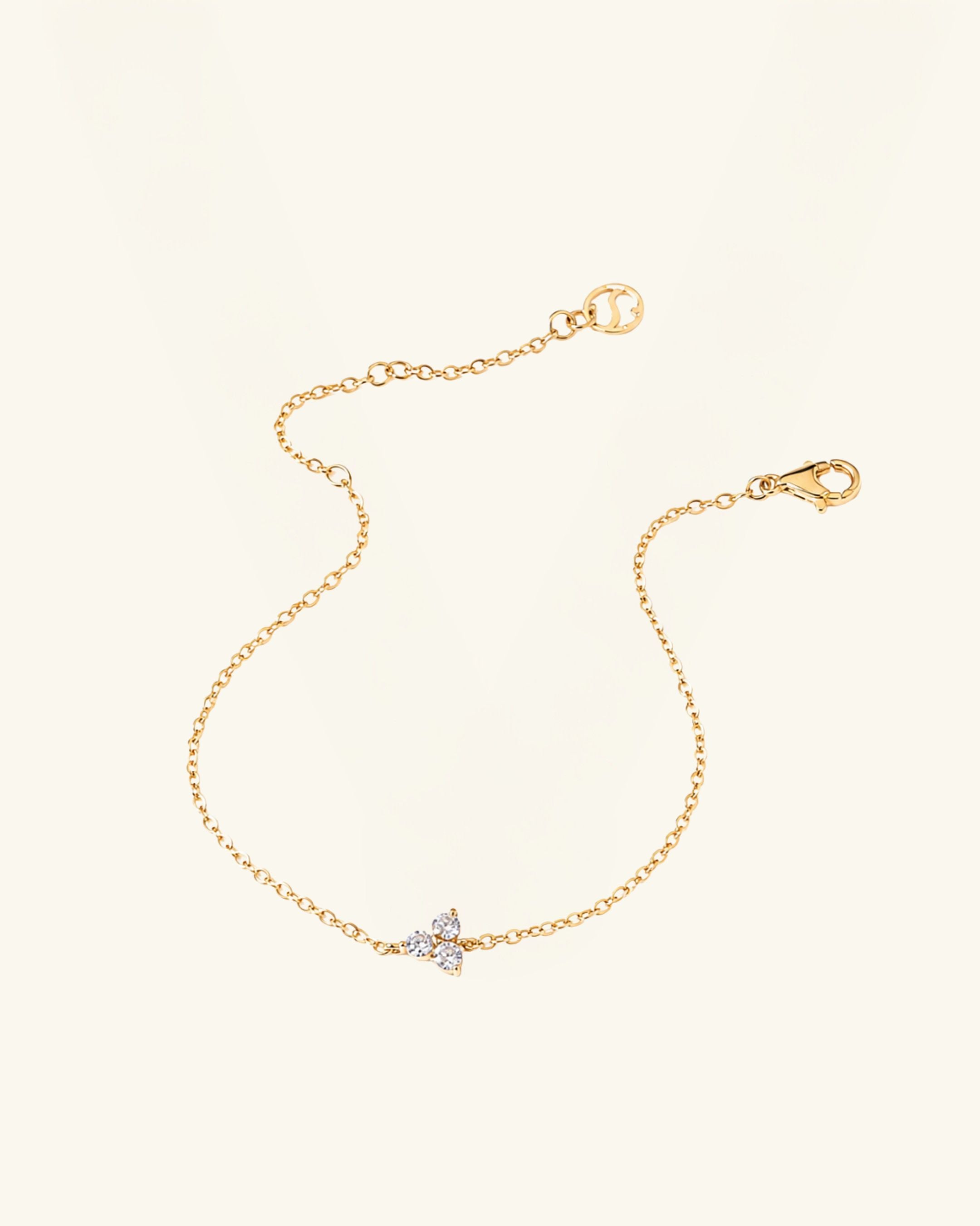 Moissanite Lotus Bracelet