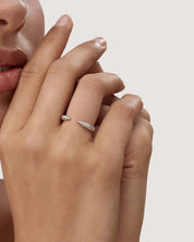 Moissanite Claw Ring