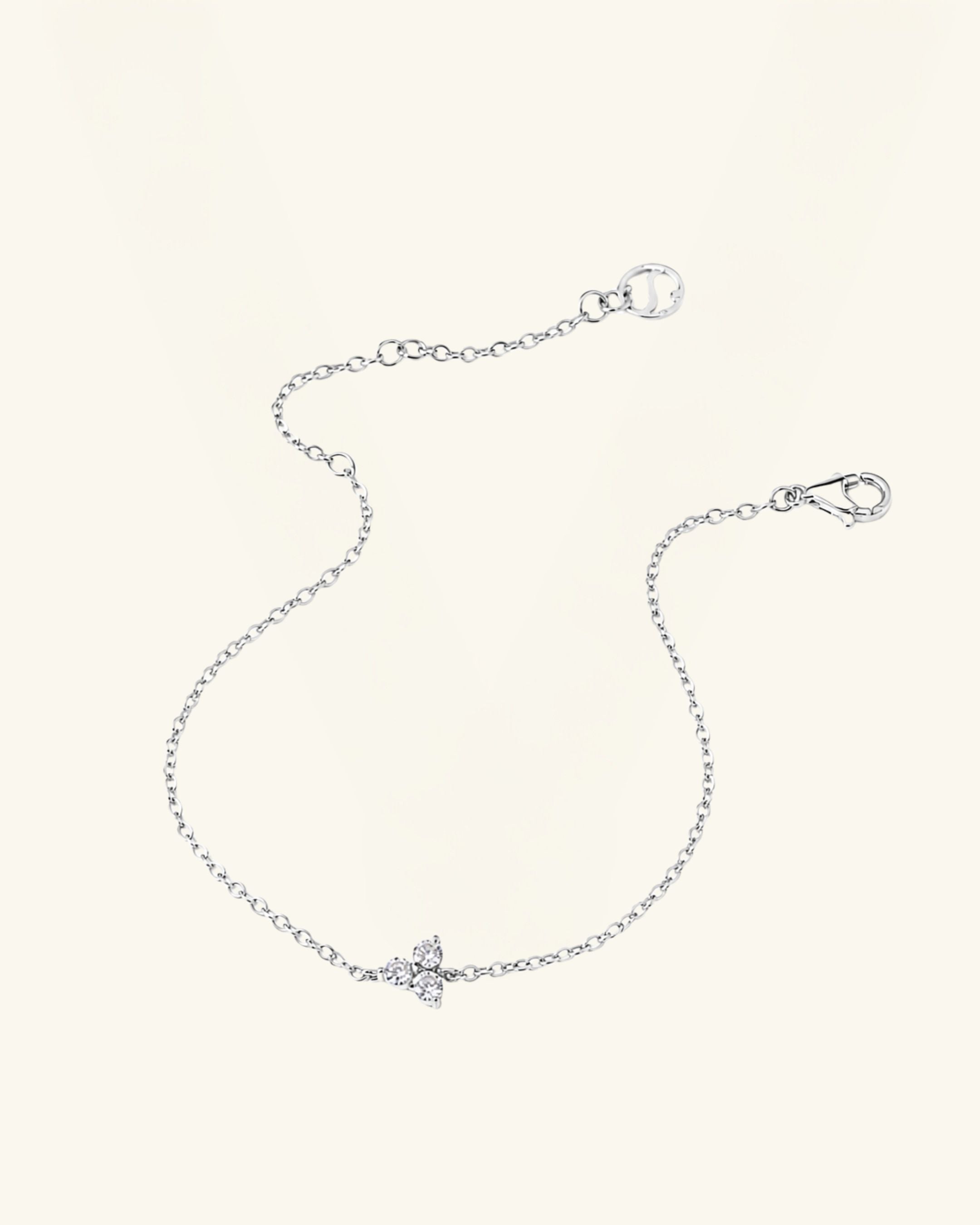 Moissanite Lotus Bracelet