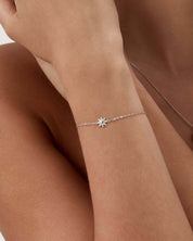 Pavé Moissanite Sunburst Bracelet