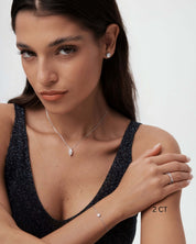 Marquise Cut Moissanite Necklace