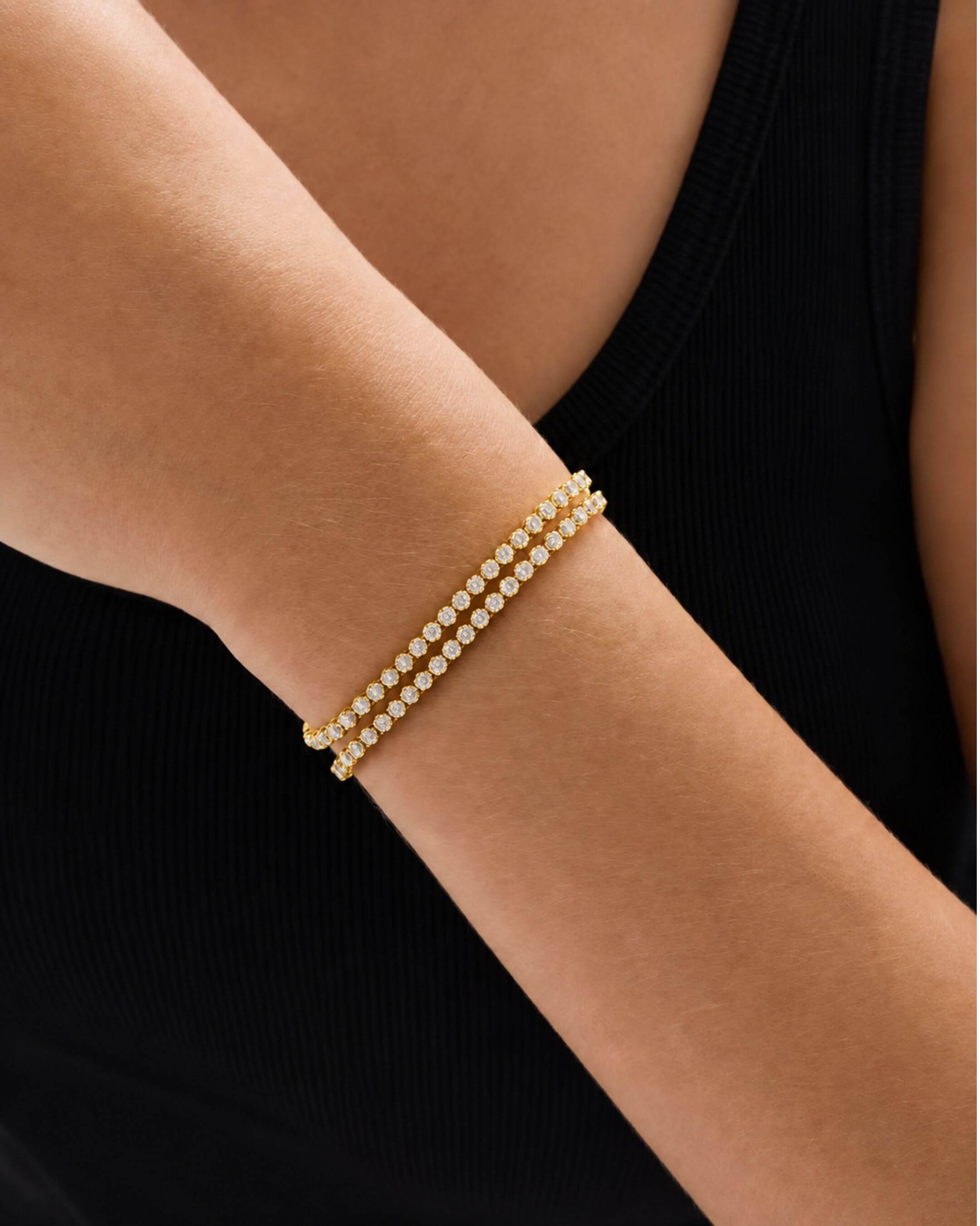 Multiway Moissanite Tennis Choker Necklace & Tennis Bracelet
