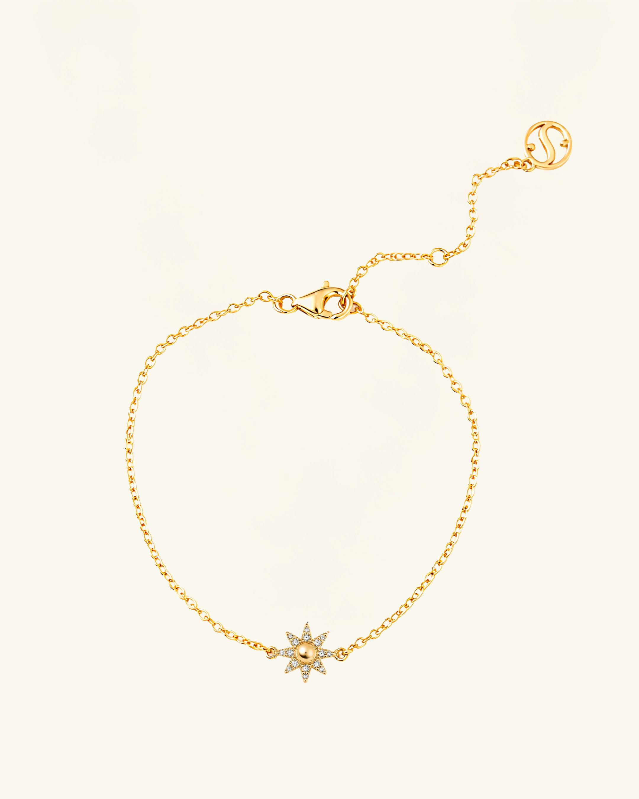 Pavé Moissanite Sunburst Bracelet