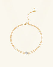 Round Moissanite Bracelet