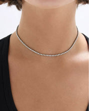 Multiway Moissanite Tennis Choker Necklace & Tennis Bracelet