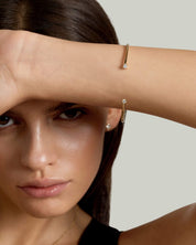 Moissanite Flexi Cuff
