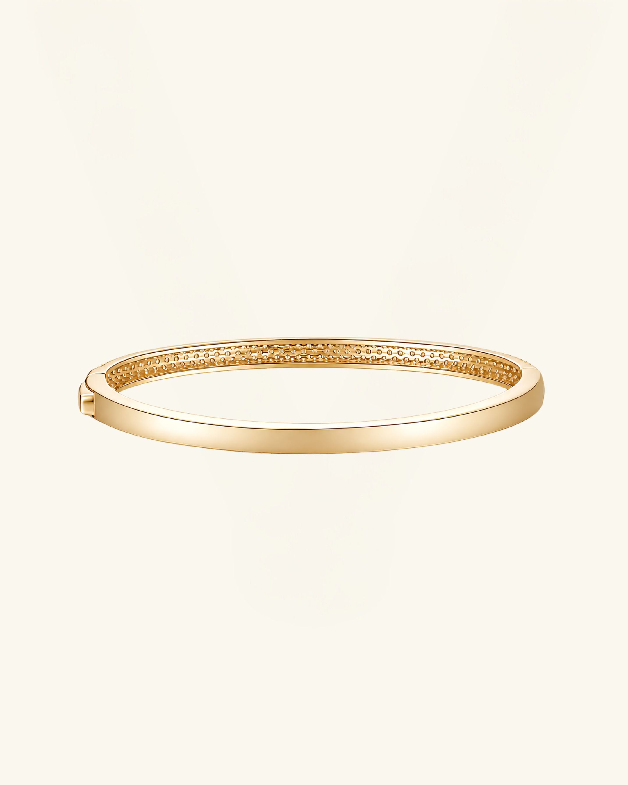 Pavé Moissanite Stackable Bangle