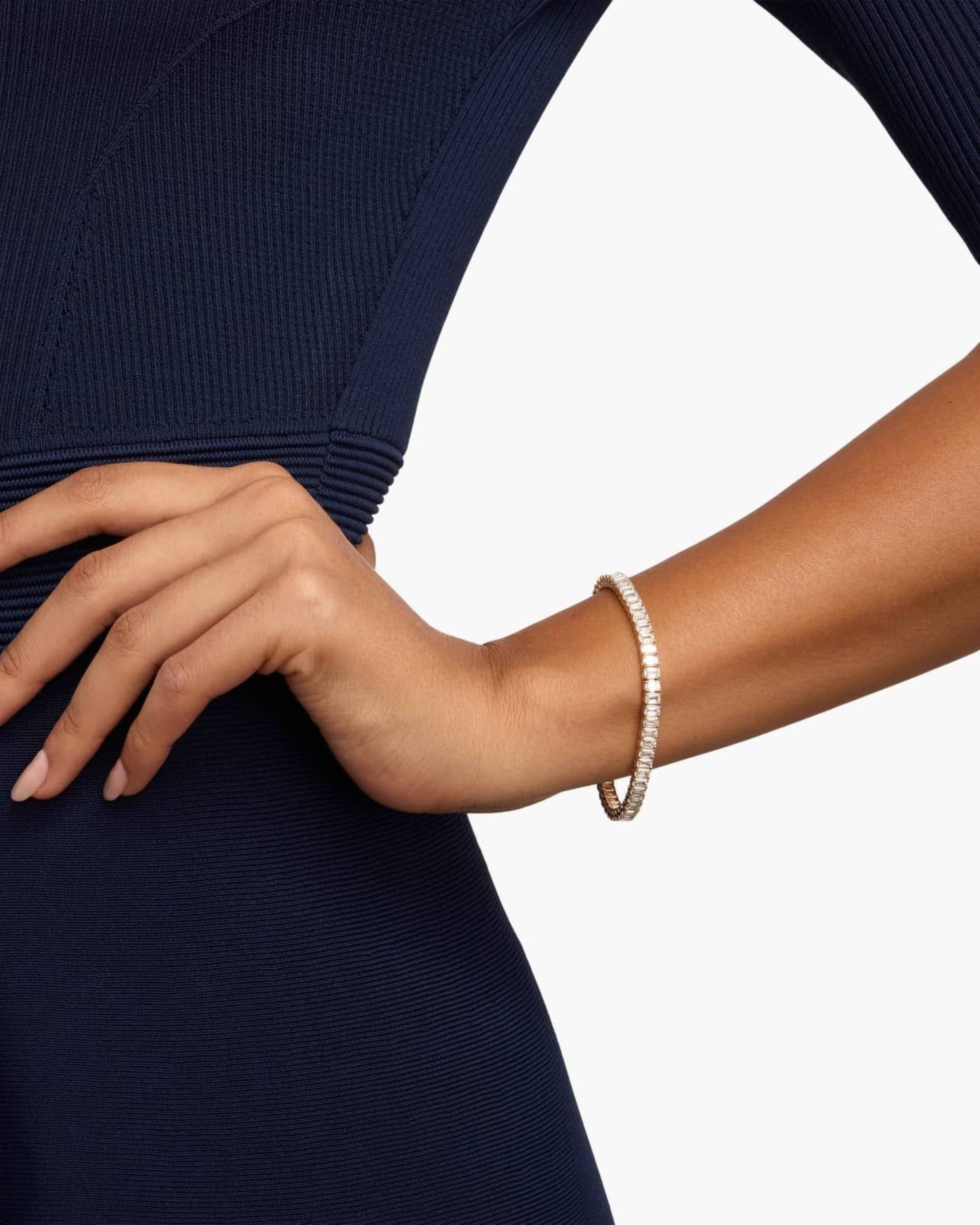 Emerald Cut Moissanite Tennis Bracelet