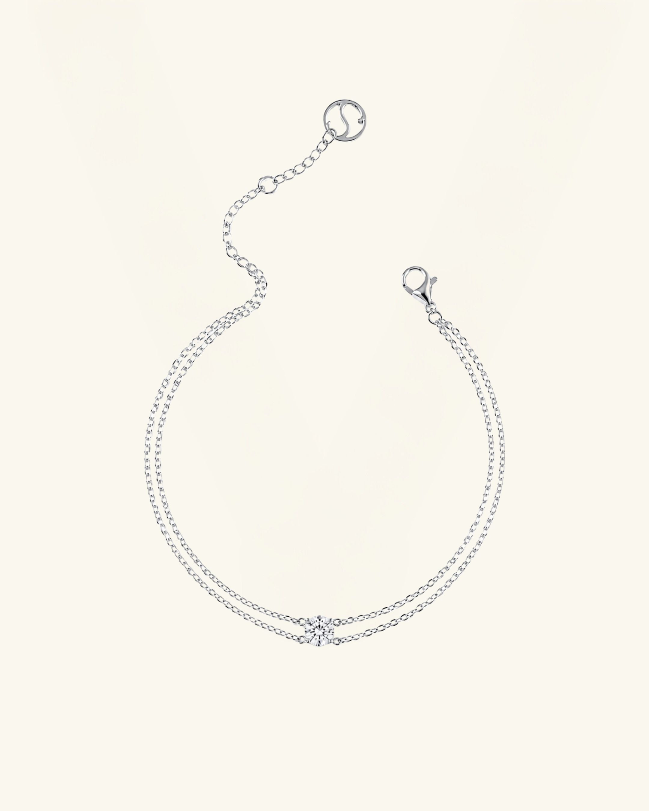 Round Moissanite Bracelet