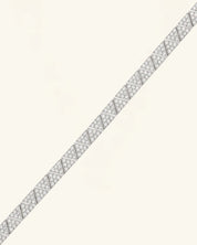 Pavé Triangle Moissanite Tennis Bracelet