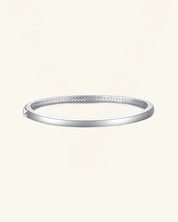 Pavé Moissanite Stackable Bangle